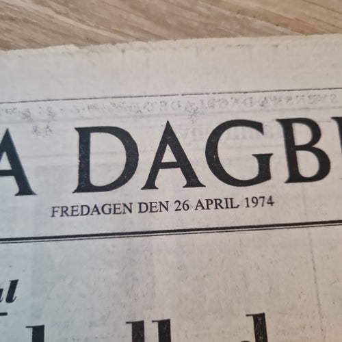 Svenska Dagbladet 26 april 1974