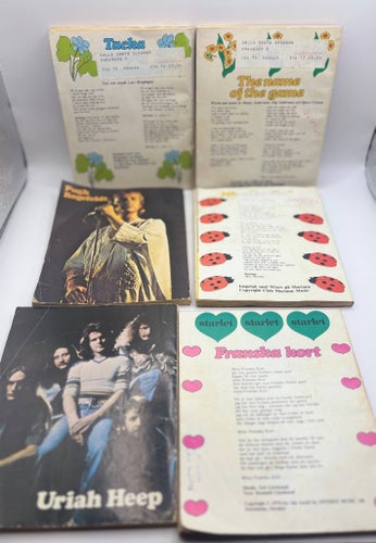 Starlet – 6 vintage ungdomstidningar från 1975–1978 med idolbilder