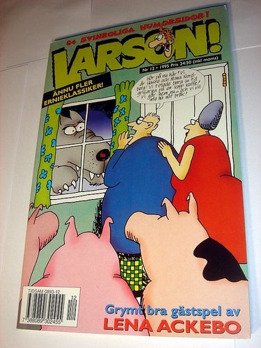 LARSON (svensk) NY OLÄST Nr 12 1995 !! Extra tjockt