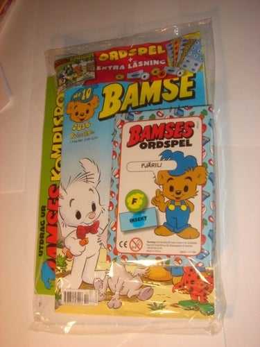 BAMSE 2016 10 NY I ORIGINALPLAST m ORDSPEL