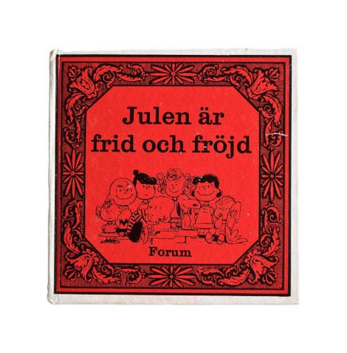 SNOBBEN - JULEN ÄR FRID OCH FRÖJD 1967 Samlarex FN+ FORUM JUL SNOOPY PEANUTS