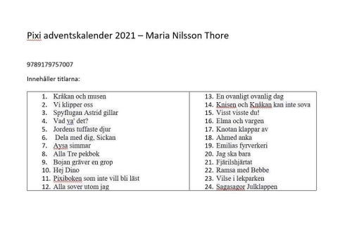 Jag ska bara Minibok PIXI - Fri Frakt