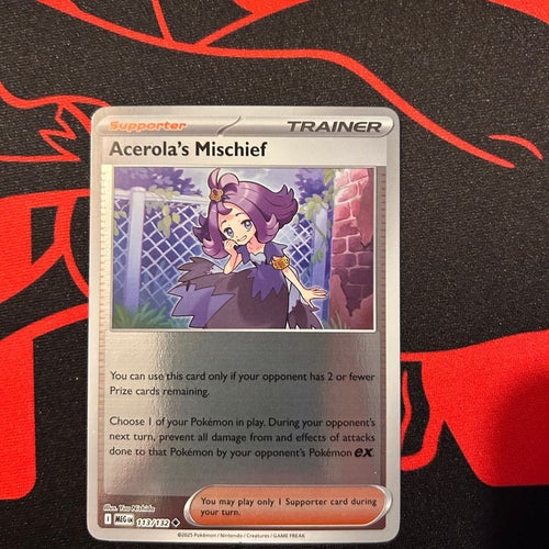 Acerolas Bus 113/132 Mega Evolution Pokémonkort