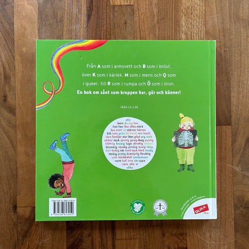 Kroppens ABC, Lina Boozon Ekberg, Eva Emmelin & Linda Madsen, 2017