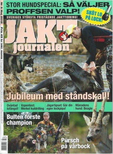 JAKT JOURNALEN NR 5 2012 -- VÅRBOCK...
