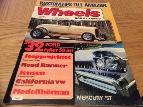 Wheels nr 3 1982 Amazon,Hi boy,T-23 Rod,Chev 33,chev Woodie Pontiac