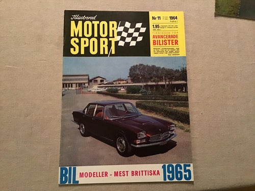 MOTORSPORT NR 11 1964 RELIANT LOTUS ELAN,AUTOBIANCHI PRIMULA,APAL,