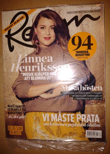 NY Veckorevyn nr 6 2018 23/10 Linnea Henriksson Tidning Sexexpert Psykisk ohälsa