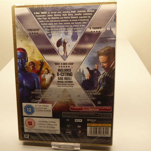 X-men - Day of the future past - Region 2, DVD-film, Ingen text, Inplastad
