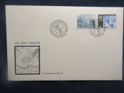 ÄLDRE FDC (1973) 100 ÅRS VÄDER