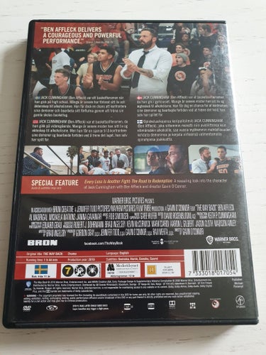 The way back (2019) - Ben Affleck - DVD i nyskick!