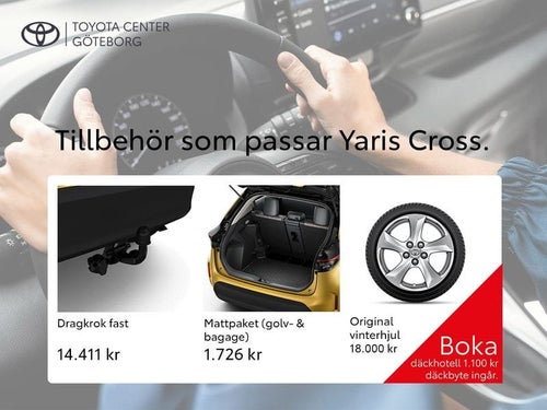 Toyota Yaris Cross Hybrid 1,5 ACTIVE TAKRELING