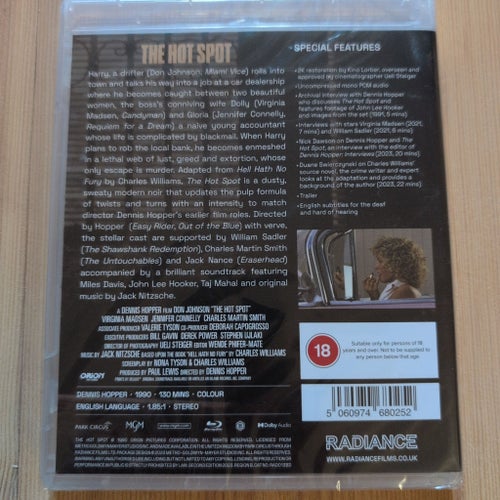 Ny & oöppnad | The Hot Spot (Blu-ray) - Radiance