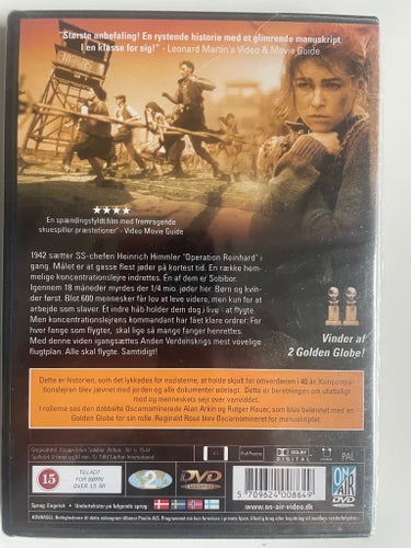 Flugten fra Sobibor (DVD) Fabriksforseglet