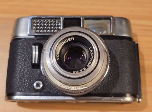 Voigtländer Vito CL kamera med Lanthar 2.8/50 objektiv