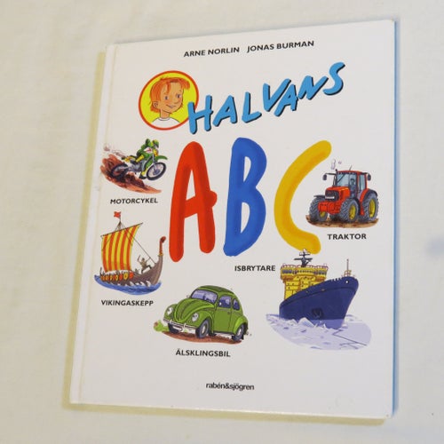 Halvans ABC av Arne Norlin och Jonas Burman, Rabén & Sjögren