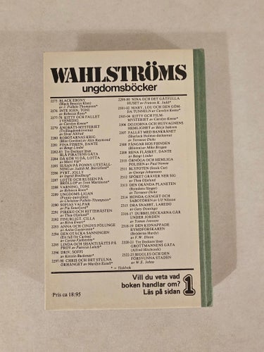 Ny bok Hitchkock Gråtmannens gåta Oöppnad Oläst Vintage