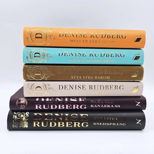 Denise Rudberg - bokpaket med 6 böcker