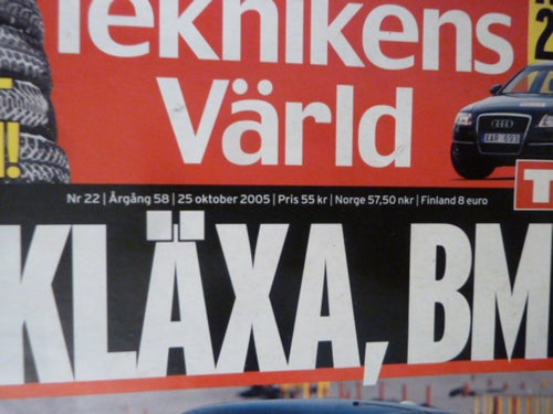 TEKNIKENS VÄRLD, NR 22, 2005, TIDNING