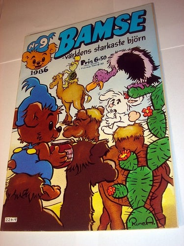 BAMSE 1986 9 (svensk) NY OLÄST
