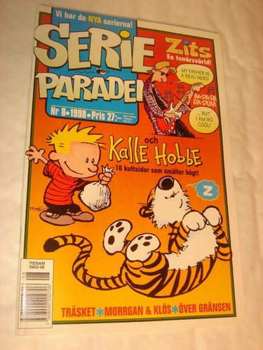 SERIEPARADEN (svensk) NY OLÄST 1988 Nr 8