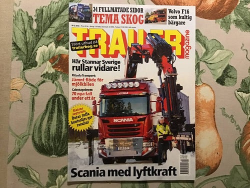 TRAILER NR 2 2016 BYSTRÖM SCANIA I LYCKSELE,SCANIA LS110 I ÅSELE,ARLA BIL VÄRING