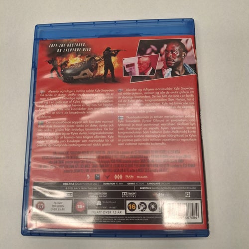 Rogue Hostage - Blu-ray film, Svensk text, Fint skick