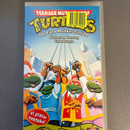 Teenage Mutant Hero Turtles - De Fyra Muske-Turtles VHS