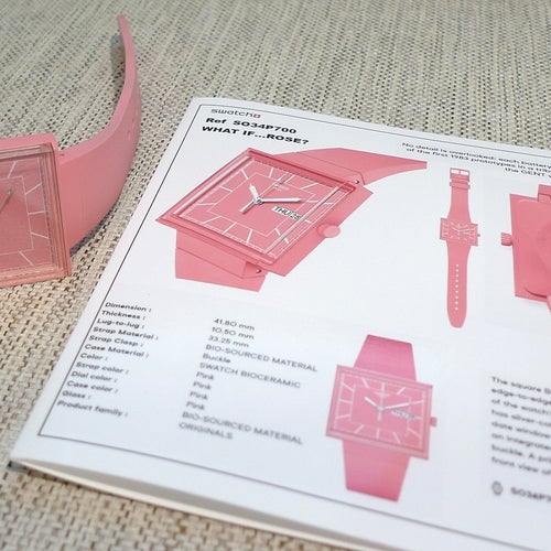 Swatch "What if...Rose?" ref. SO34P700 Bioceramic