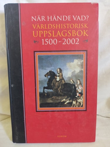 När hände vad? Världshistorisk uppslagsbok 1500-2002