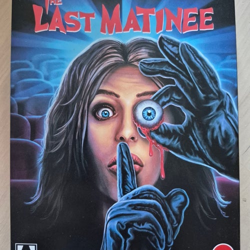 The Last Matinee Blu-ray Limited ed Arrow Video bok+poster slasher gore utgått