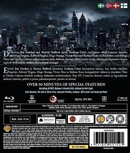Gotham - Säsong 2 - Blu-ray - Ny och Inplastad - Special Pris