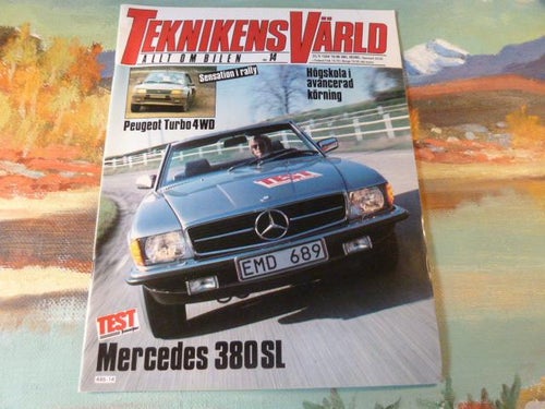 TEKNIKENS VÄRLD, 25/6 1984, NR 14, TIDNING, ALLT OM BILEN