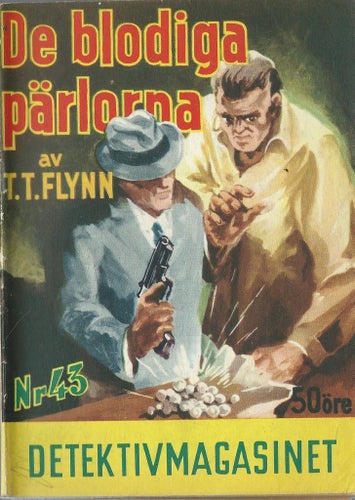 DE BLODIGA PÄRLORNA - Detektivmagasinet Nr.43 1955
