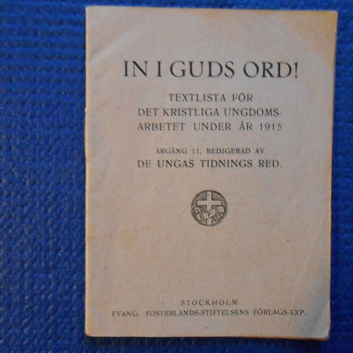 In guds ord 1915