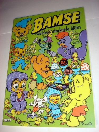 BAMSE 1990 4 (svensk) NY OLÄST