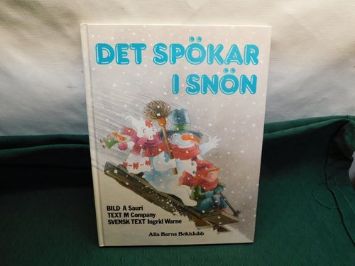 Det Spökar I Snön " Alla Barns Bokklubb " Barnbok nr 5