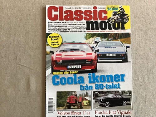 CLASSIC MOTOR NR 8 2020 MERCEDES 190,HONDA CBR,TRAKTOR,FERRARI,LOTUS,MONARK