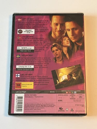 Late last night (Emilio Estevez, 1999) Inplastad DVD