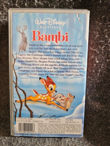 Bambi - Walt Disney Klassiker VHS