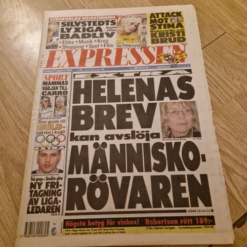 Expressen Lösnummer från 2004