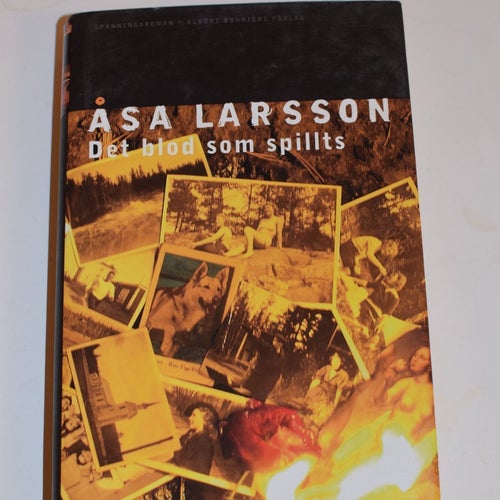Åsa Larsson : Det blod som spillts inbunden deckare