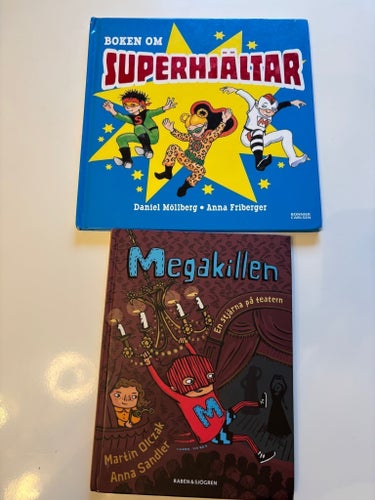 Boken om Superhjältar av Daniel Möllberg och Anna Friberger