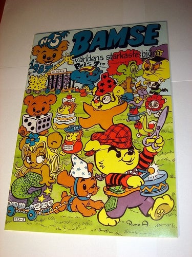 BAMSE 1987 5 (svensk) NY OLÄST