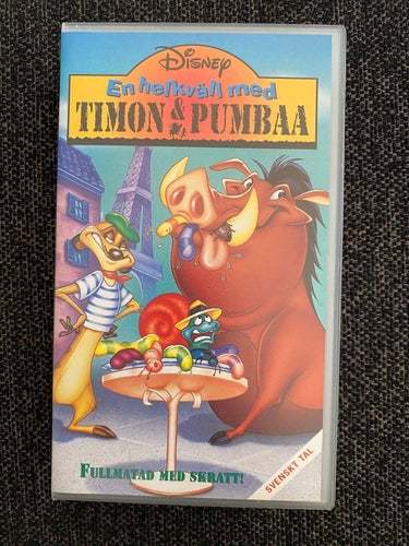 Disney - En helkväll med Timon & Pumbaa - VHS