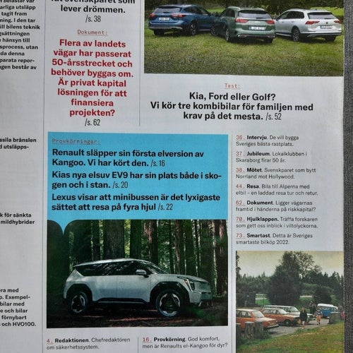 Motor nr 6 2023: VW Golf Alltrack, Ford Focus Active, Kia Ceed Plug-In + EV9