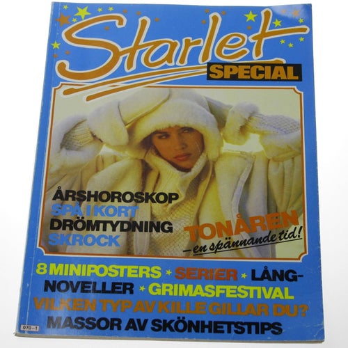 Starlet special - 86/87 - Poster: David Bowie m.m