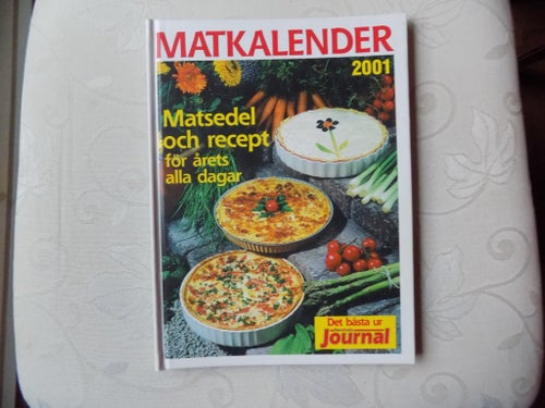 Matkalender 2001 från hemmets journal Samlarobjekt