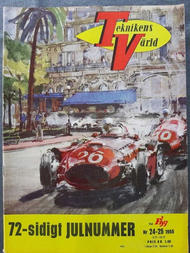 Teknikens Värld 24-25 1955: Hudson Rambler, Apollo Competition, MGA, M-B 300 SL
