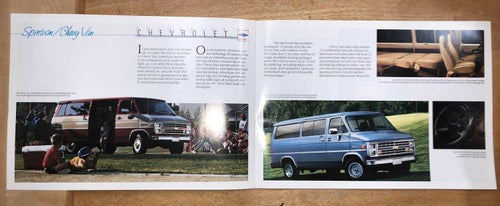 Försäljningsbroschyr Chevrolet The 1989 GM Detroit Collection Commercials